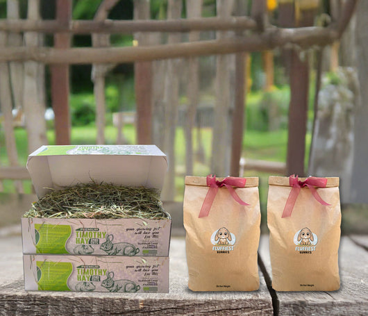 Fluffiest Bunnies Food/Hay Package 2